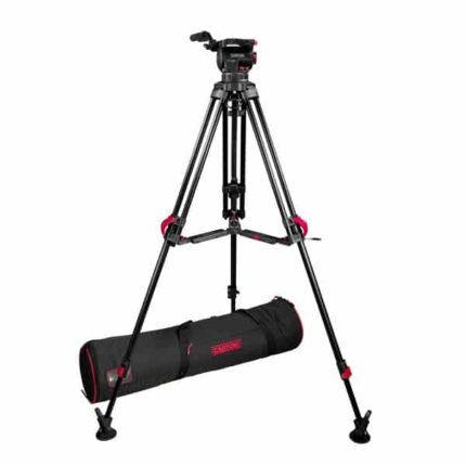 Cartoni Focus 10 Red Lock (100mm) – Kit trépied (triangle mi-hauteur)
