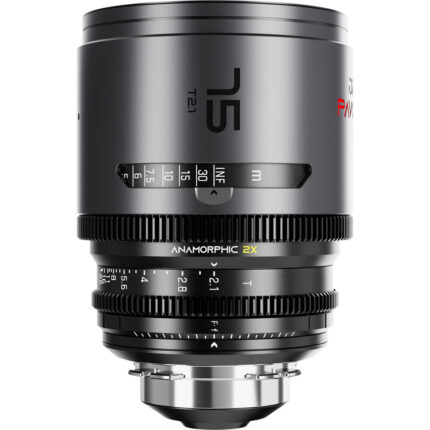 DZOfilm Pavo 2x Anamorphic Prime 75mm T2.1 (Neutre, Impérial, PL/EF)