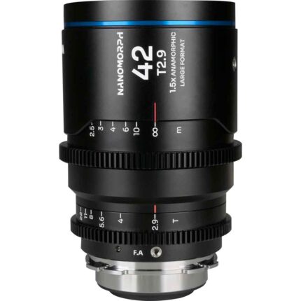 Laowa Nanomorph LF 42mm T2.9 1.5X (Bleu) – Objectif Anamorphique